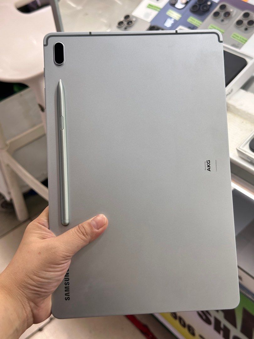 Samsung Tab S7 FE 128GB WIFI Only No Issue (Category: Samsung) located in Pasig City. Submitted by fairgadgetshop (Listing ID 1409897243, Image 2). Description: Buy • Sell • Trade • Swap Legit Seller w/ Physical Store Mabilis Kausap / Pass sa Scammer Installment via Credit Card, GGives, Gcredit, SPaylater with additional interest We accepting Brandnew or Secondhand Samsung Tab S7 FE 128GB WiFi Only NTC Approved No Issue Working Face Unlock/OnScre