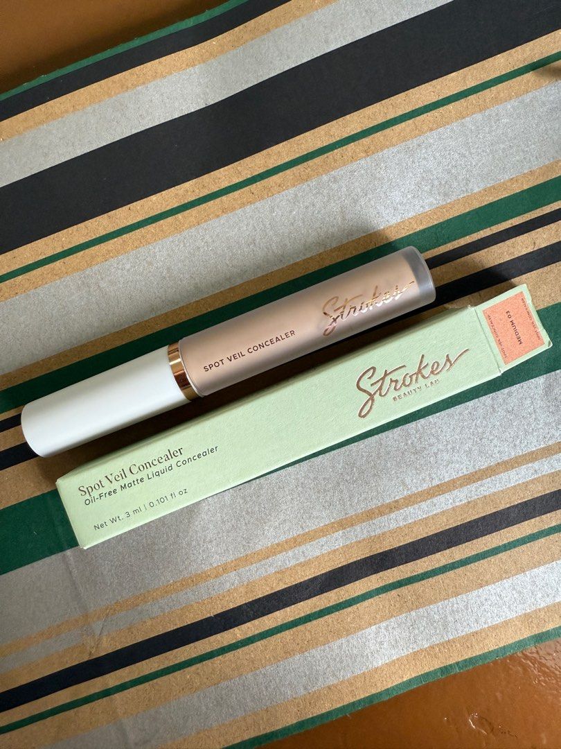 Strokes Spot Veil Concealer Medium 03 (Category: Makeup) located in Manila. Submitted by chwyyy.23 (Listing ID 1409808605, Image 1). Description: Medium 03 Brand new, just swatched RFS: dark on me.