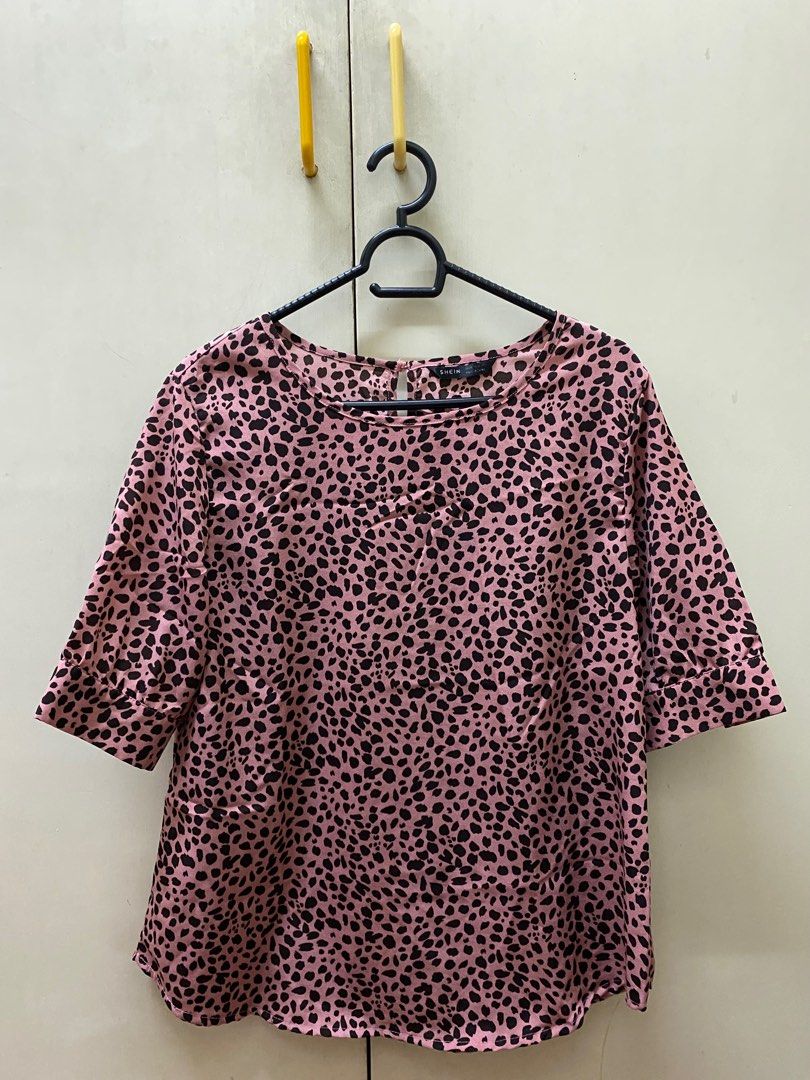 TAKE ALL 2PCS PRELOVED ANIMAL PRINT BLOUSE (Category: Blouses) located in Quezon City. Submitted by prelovedplusnew (Listing ID 1409839041, Image 1). Description: RFS: DECLUTTERING TAKE ALL PRELOVED BLOUSE FOR ONLY 300PHP FITS LARGE TO XL BODY FRAME .