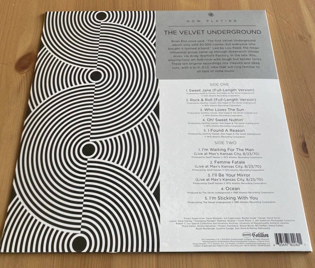The Velvet Underground - NOW PLAYING (SILVER VINYL) (Category: Vinyls) located in Manila. Submitted by jhenaloymerchandise (Listing ID 1409939072, Image 2). Description: The Velvet Underground - NOW PLAYING (SILVER VINYL) ₱3,750 Brand New sealed made in Germany.