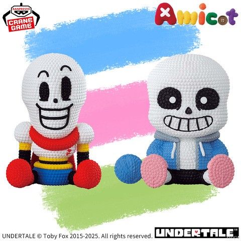 Undertale Amicot Papyrus & Sans - Banpresto Figures (Category: Figurines & Statues) located in Pasig City. Submitted by soulscyther (Listing ID 1409958472, Image 3). Description: ✨Banpresto Undertale Amicot Papyrus ✨Banpresto Undertale Amicot Sans ₱1 k each. MIB 🔸💯 authentic & brand new 🔸Mint-In-Box (MIB) conditions 🔸from the videogame Undertale ON-HAND ITEMS 2 sets SOLD stocks available 💵 MOP - Gcash 📦 MOD - Lalamove/LBC.