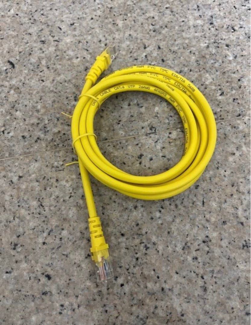 Yellow Cat 6 Ethernet Cable
