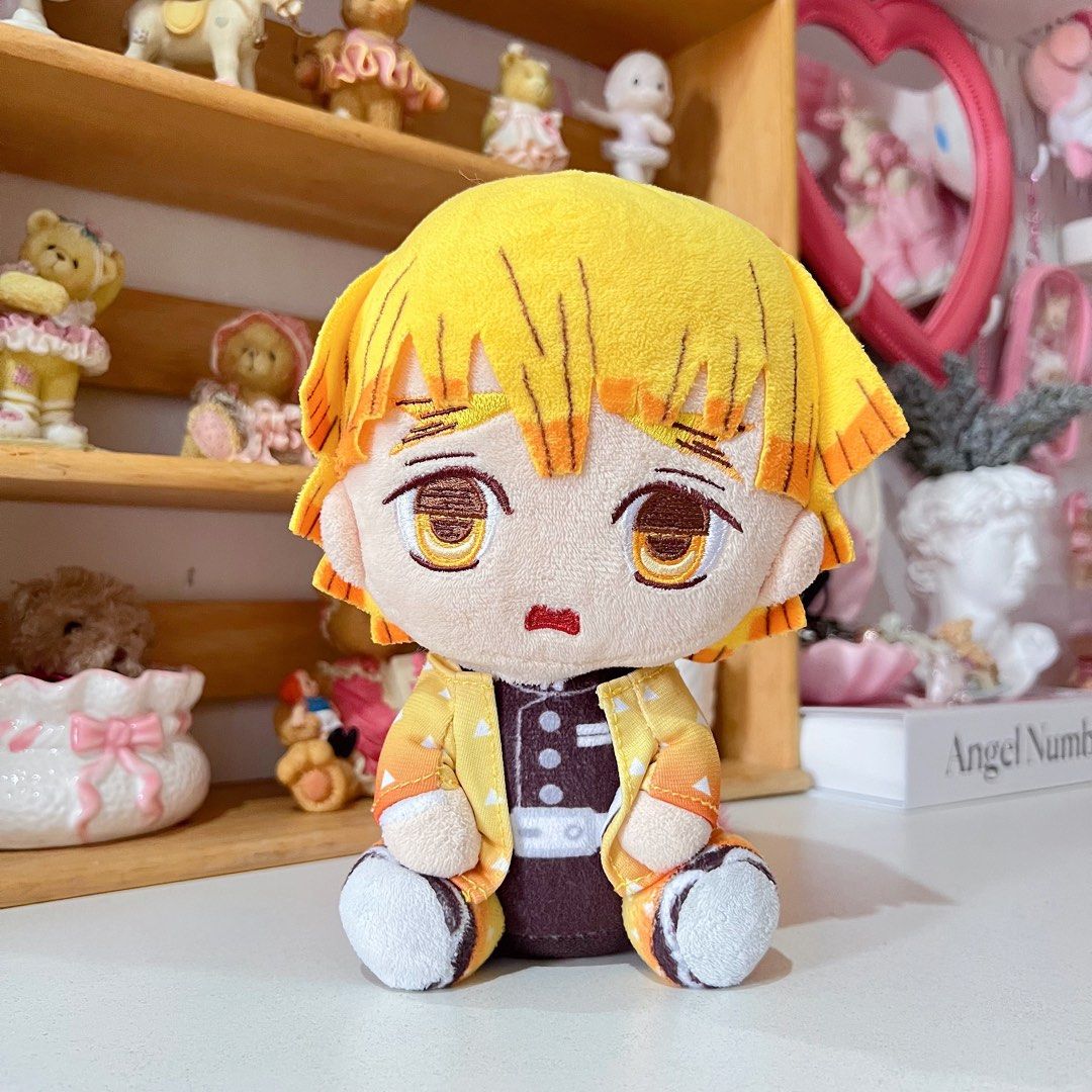 Zenitsu demon slayer plush (Category: Plushies & Soft Toys) located in Manila. Submitted by ashyyel_ (Listing ID 1409954494, Image 1). Description: - demon slayer anime.