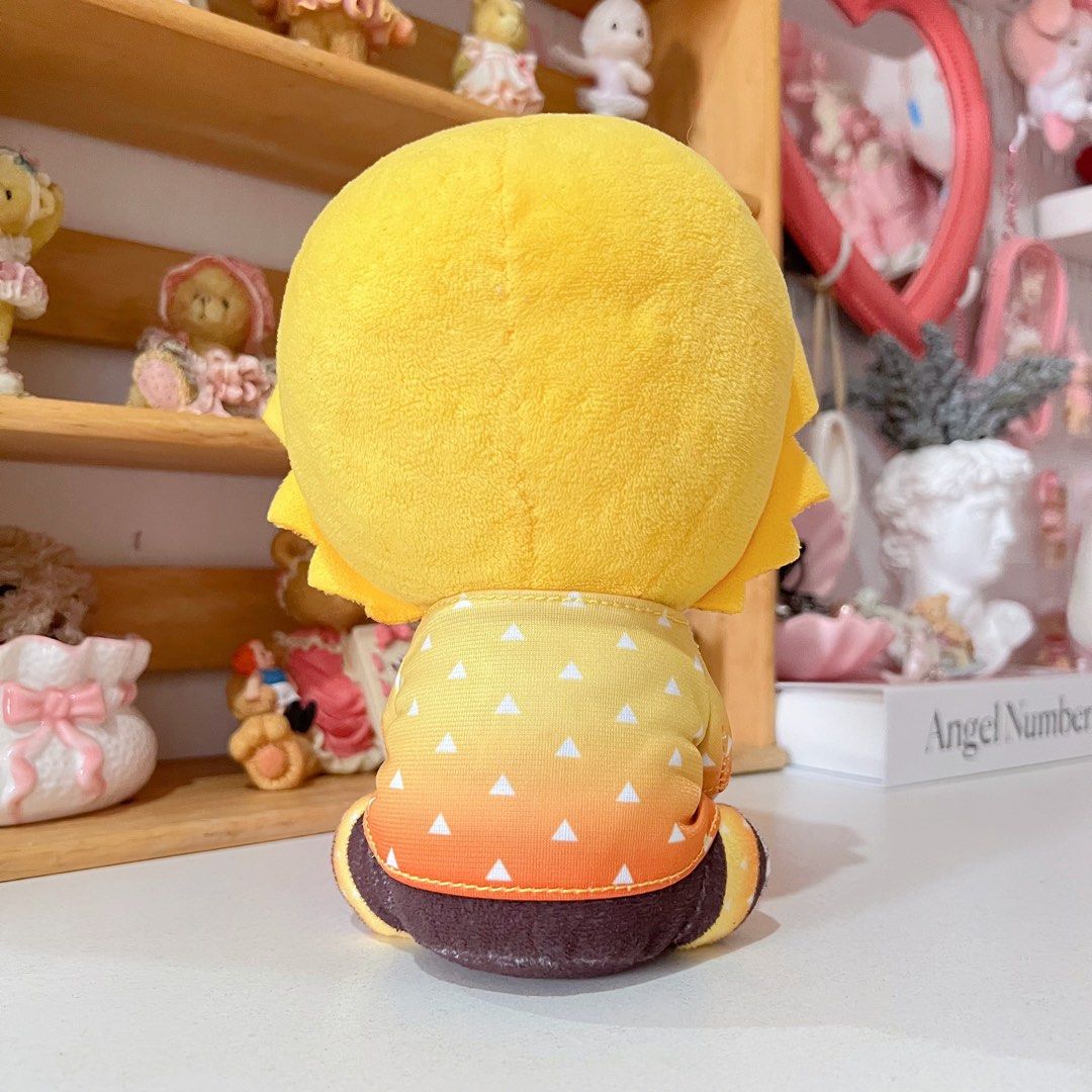 Zenitsu demon slayer plush (Category: Plushies & Soft Toys) located in Manila. Submitted by ashyyel_ (Listing ID 1409954494, Image 2). Description: - demon slayer anime.