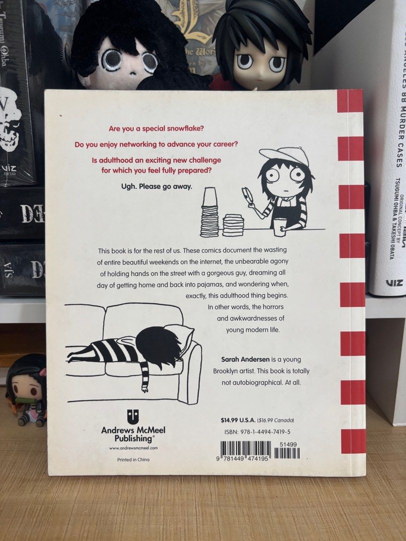 Adulthood is a Myth Sarah Andersen Comics Humor Comedy (Category: Comics & Manga) located in Quezon City. Submitted by rakshasha (Listing ID 1410007076, Image 2). Description: Pages and book cover has some yellowing, but no major damages anywhere else..