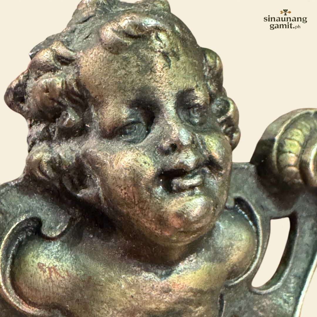 Antique Brass Angels Ornaments (Category: Vintage Collectibles) located in Manila. Submitted by sinaunang_gamit (Listing ID 1410032085, Image 3). Description: Antique Brass Angels Ornaments Length: 4 inches Height: 3 inches 8k take all.