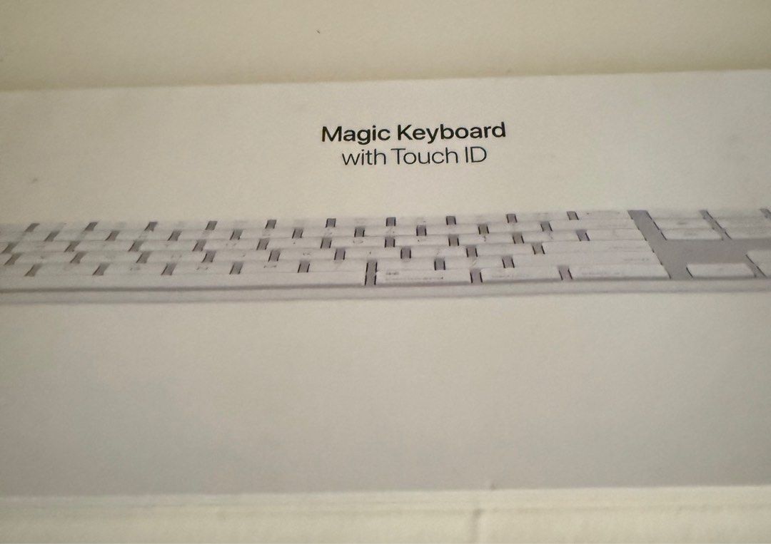 apple magic keyboard with touch id and numeric keypad for mac with apple silicon (Category: Computer Keyboard) located in Quezon City. Submitted by switchnin (Listing ID 1410148107, Image 1). Description: brand new sealed rfs will not use it.