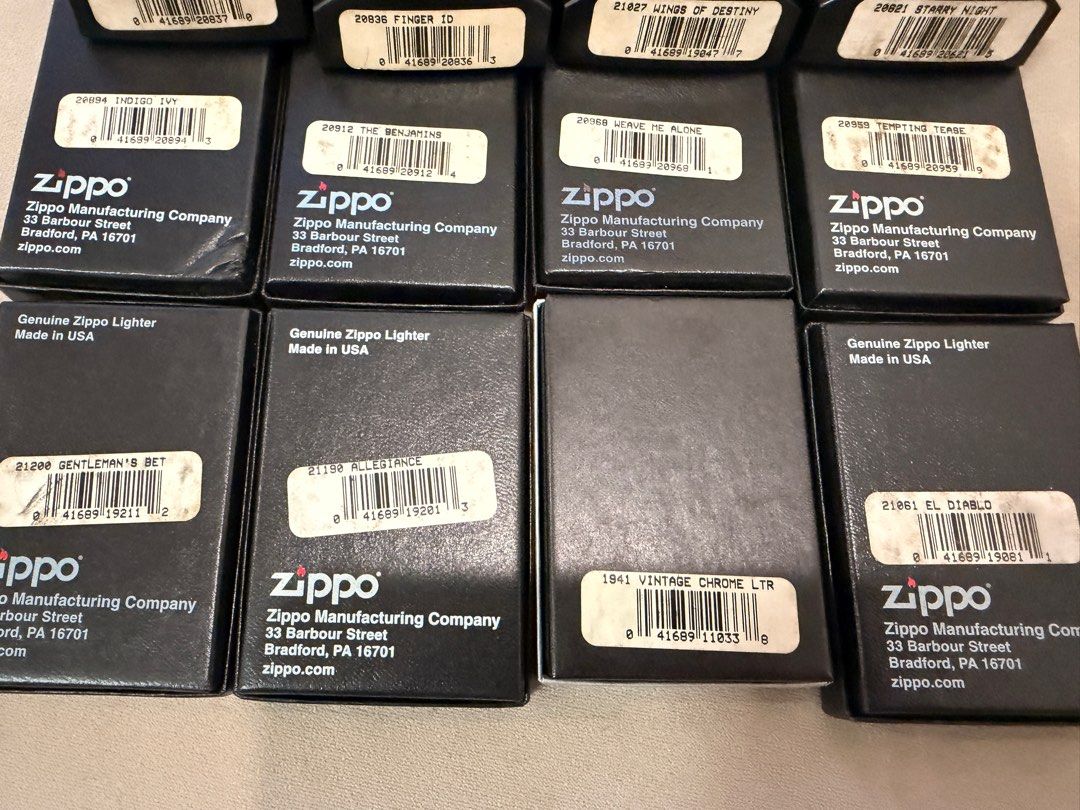 13pcs Authentic zippo lighters (Category: Everything Else Others) located in Paranaque City. Submitted by patrickph31 (Listing ID 1410086386, Image 3). Description: Brand new Authentic Zippo Lighters .