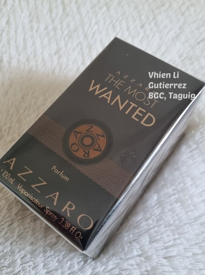 Azzaro The Most Wanted Parfum (Category: Fragrance & Deodorants) located in Taguig. Submitted by vhienparfumerie (Listing ID 1410136373, Image 1). Description: Azzaro The Most Wanted Parfum,100ml Brand new. Sealed. .