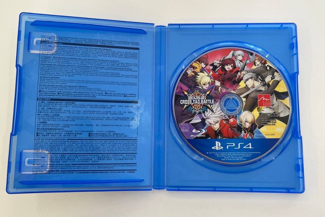 BlazBlue: Cross Tag Battle - PS4 (Category: PlayStation) located in Quezon City. Submitted by nadsbudgetfinds (Listing ID 1410083069, Image 2). Description: Condition: As good as new Selling it because I finished playing the game already. Th game is fully functional and does NOT have any problems. If sure buyer, I can test the product for your assurance of the quality..