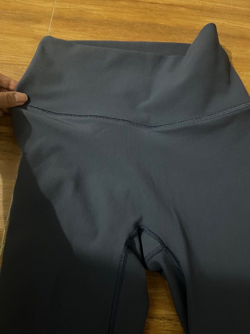 BLUE RIBBED HIGHWAISTED WORKOUT ACTIVEWEAR GYM LEGGINGS (Category: Activewear) located in Iloilo. Submitted by embbrvm12 (Listing ID 1410115113, Image 2). Description: BLUE RIBBED HIGHWAISTED WORKOUT ACTIVEWEAR GYM LEGGINGS.