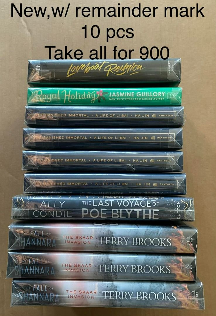 BOOK BUNDLE 1 (HARDCOVER) (Category: Storybooks) located in San Pablo. Submitted by ABUBOOKS (Listing ID 1410108748, Image 1). Description: Get the bundle for only 900 pesos. All books are new. With a remainder mark. * We can give you bigger discounts if you buy more..