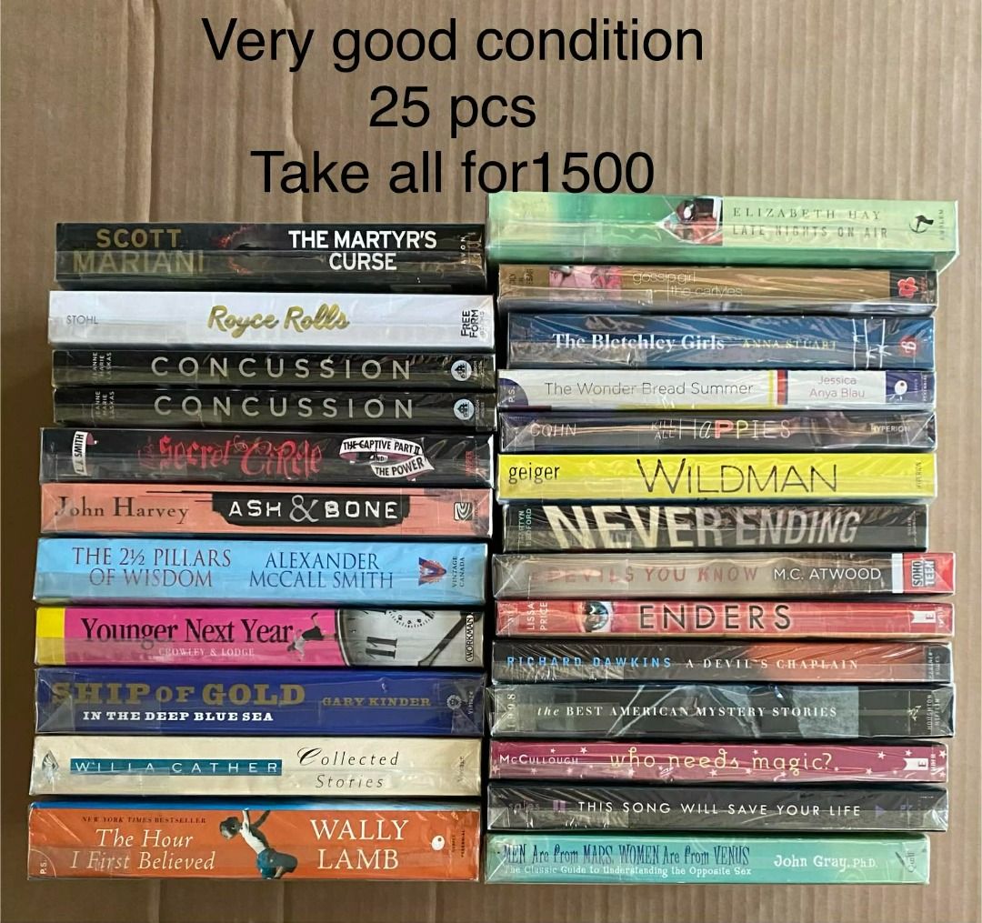 BOOK BUNDLE 7 (PAPERBACK) (Category: Storybooks) located in San Pablo. Submitted by ABUBOOKS (Listing ID 1410110581, Image 1). Description: Get this book bundle for only 1200. All books are in good condition. * We offer higher discounts for larger purchases..