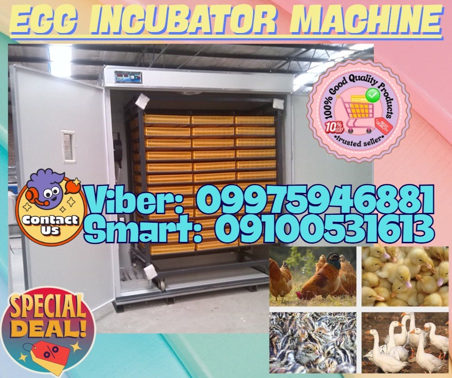 Chicken Duck Goose Eggs Hatching Machine Commercial Egg Incubator Fully ...