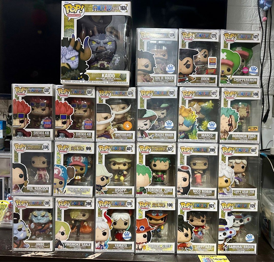 Christmas Gift Funko Old Pops! Anime , Marvel , Random (Category: Designer & Blind Box Toys) located in Pasig City. Submitted by sirauthenticonly (Listing ID 1410079751, Image 2). Description: Christmas Sale Pde Takeall or individual 100% Authentic Funko Pops (Old Pops!!!) With Individual and take all Price (For Take All except Lebron and Dug Toytokyo Reg 500 Stickered 1000 Chase 2000) Please READ the details 1. ANIME -Inuyasha 900 - One Piece Ac