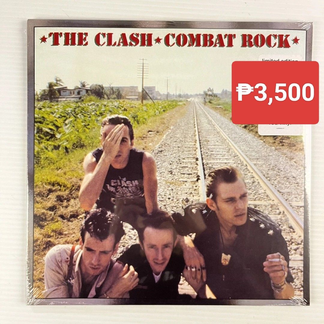 Clash,The- Combat Rock Vinyl (Category: Vinyls) located in Manila. Submitted by jhenaloymerchandise (Listing ID 1410113668, Image 1). Description: Clash,The- Combat Rock Brand New sealed.