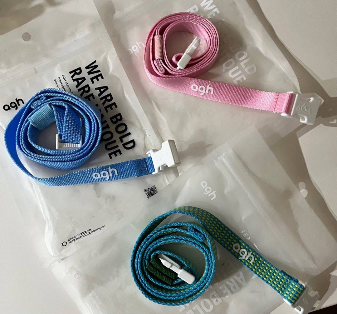 Climbing Chalkbag strap (Rock climbing) (Category: Other Sports Equipment and Supplies) located in Paranaque City. Submitted by mulch.outdoor (Listing ID 1410184682, Image 1). Description: AnGanHaim chalkbag straps - Made in Korea - Available colors: Pastel Blue, Light Pink, Green Stitch - Secure clasp - Can fit almost any if not all chalkbags - Brand new, in original packaging - No delivery fee, will be sent via J&T.