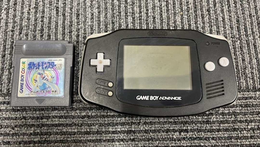 Current listing: Game Boy Advance Violet console and Pokémon Silver ...