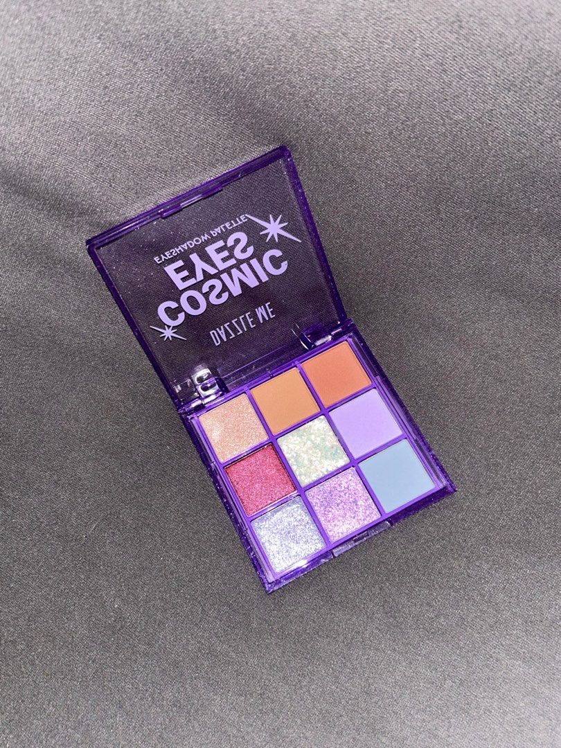 Dazzle Me Cosmic Eyes Eyeshadow Palette (Category: Makeup) located in Mandaluyong City. Submitted by dessaint (Listing ID 1410034047, Image 2). Description: Tried once. Don’t have use for the color palette. .