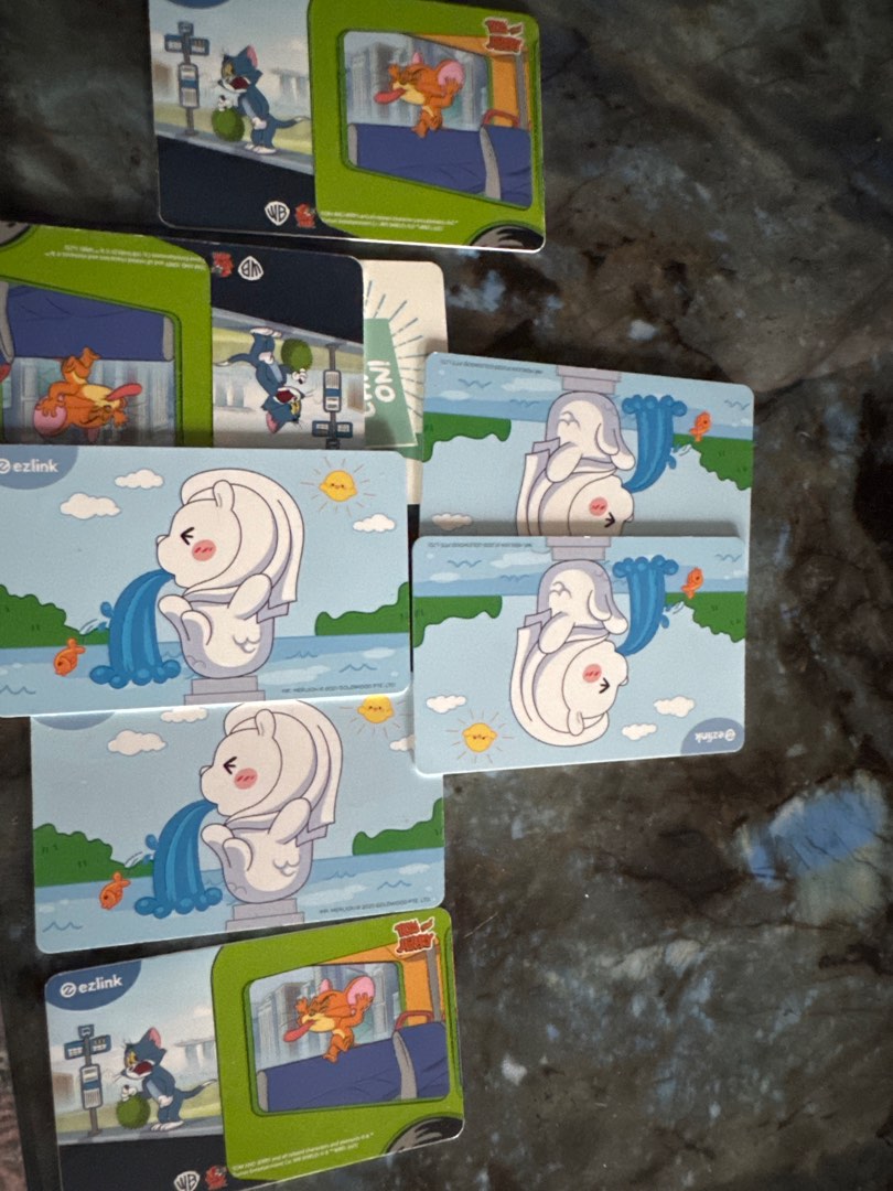 EZ-Link Tom and Jerry Cards, Hobbies & Toys, Travel, Travel Essentials ...