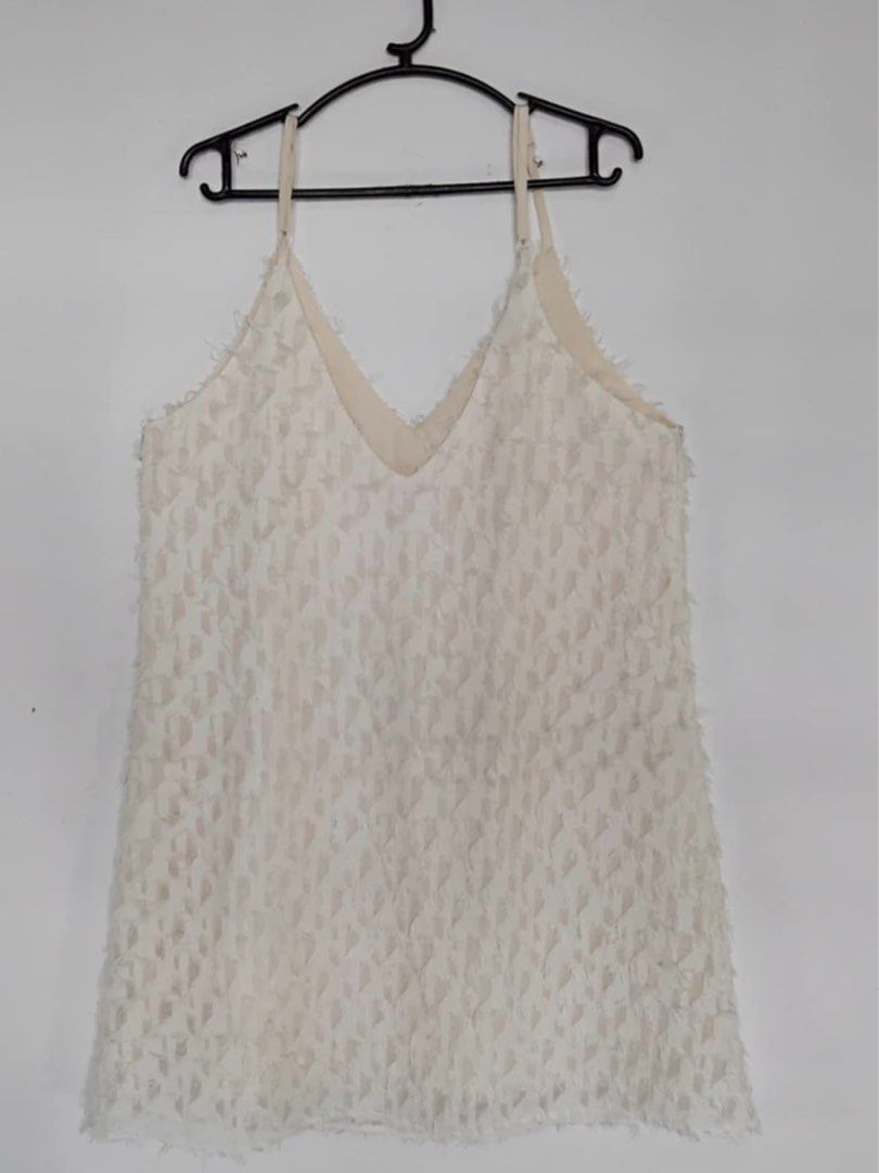 Feather Cami Dress (Category: Dresses) located in San Pedro. Submitted by offspaces__ (Listing ID 1410008654, Image 3). Description: Used only once. Bought for 500. .