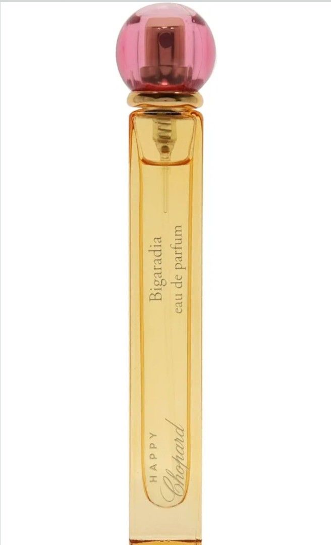 Happy Chopard Bigaradia Eau de Parfum 10ml (Category: Fragrance & Deodorants) located in Caloocan City. Submitted by edlan_23 (Listing ID 1410093214, Image 2). Description: Happy Chopard Bigaradia Brand: Chopard Item form: Aerosol (spray) Item volume: 10 Millilitres Scent: Citrus Special feature: Long Lasting Fragrance Concentration: Eau de Parfum Launched by the design house of Chopard in the year 2018 This citrus fragrance has a blend of neroli