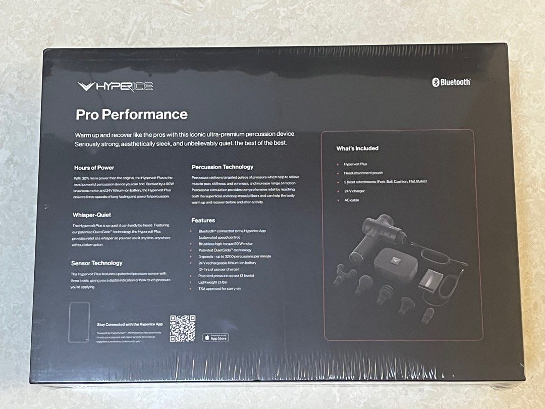 Hyperice Hypervolt Plus 按摩槍 （分類：按摩紓緩用品）位於 Hong Kong。 由 lam.peter 提交（商品編號 1410156079，圖片 2）。簡介： 全新。