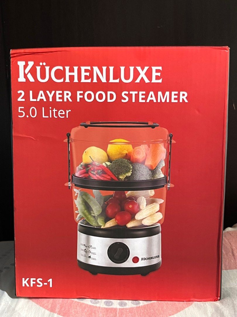 Küchenluxe 2 Layer Food Steamer 5.0 Liter (Category: Cookware & Accessories) located in Pasay City. Submitted by dendelight (Listing ID 1410103126, Image 1). Description: .