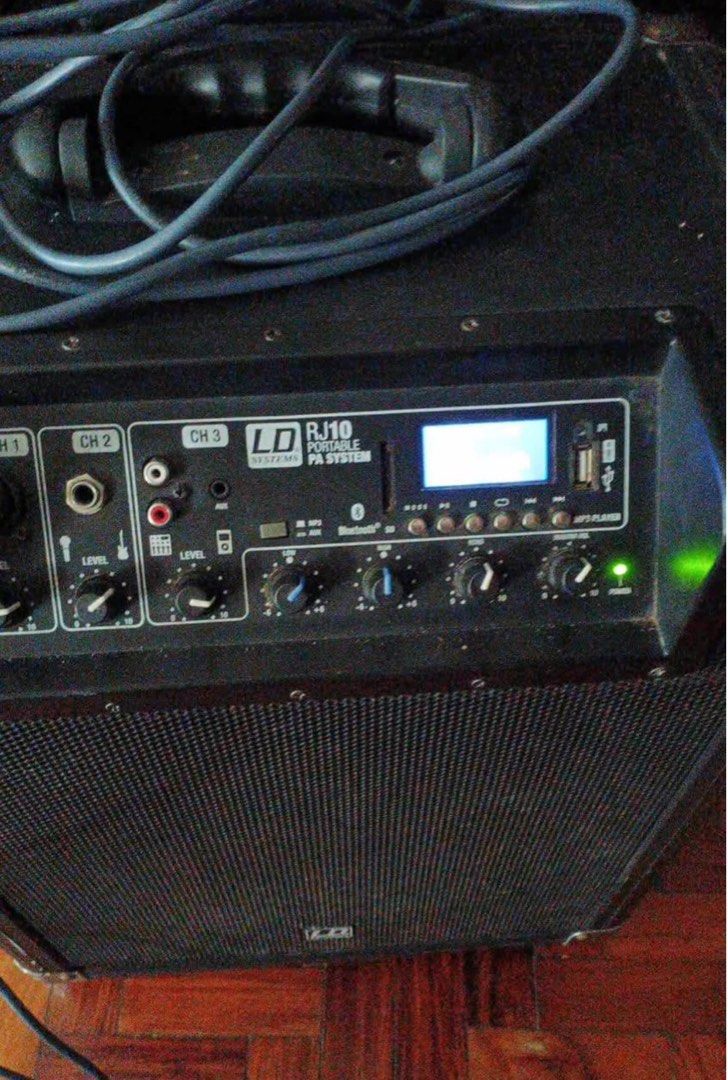 LD Systems Roadjack 10 Portable PA System (Category: Portable Audio Accessories) located in Quezon City. Submitted by chloe_declutter (Listing ID 1410024075, Image 3). Description: Decluttering Rechargeable PA System All functions work well I can send video showing audio working and mic Open to testings before pickup cubao QC.