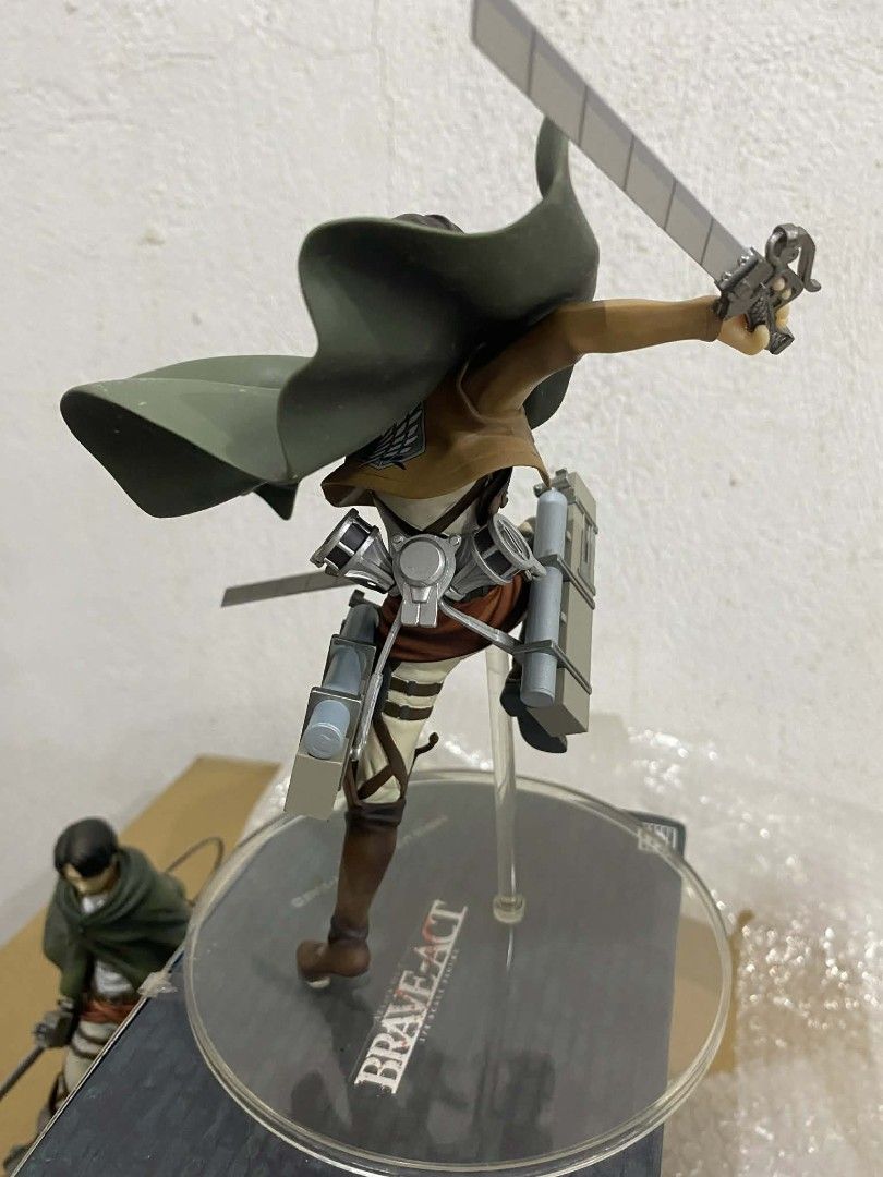 Attack On Titan Levi Ackerman Lawson figure (Category: Figurines & Statues) located in Caloocan City. Submitted by MovesLikeJeager (Listing ID 1410047642, Image 3). Description: Attack On Titan Levi Ackerman Lawson limited figure Loose condition No issues needs cleaning lang Pm if interested .