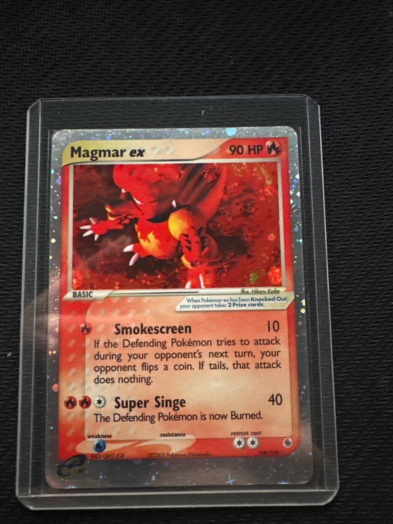 Magmar ex Pokemon 2003 Ruby Sapphire - MP, Hobbies & Toys, Toys & Games ...