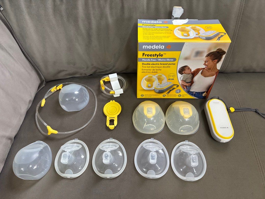 Medela Freestyle Double Electric Breast Pump (Category: Breastfeeding & Bottle Feeding) located in Quezon City. Submitted by jkd09 (Listing ID 1410022204, Image 1). Description: - Medela Freestyle double electric breast pump - Includes pump, breast shields, tubing and accessories - Comes with the original box - Hands-free design - Portable and easy to use - Designed for comfort SRP 28k Selling for only 14.5k with extras Fairview QC.