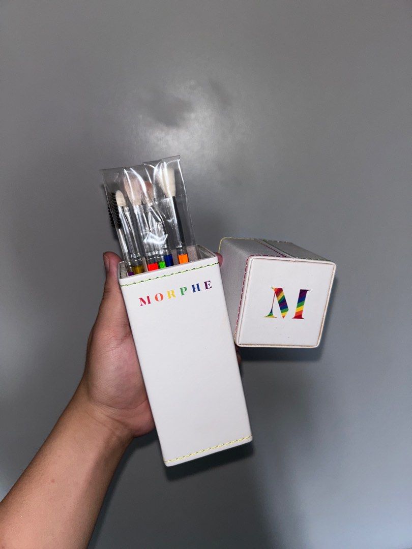 Morphe Pride Brush Set (Category: Makeup) located in Mandaluyong City. Submitted by dessaint (Listing ID 1410033727, Image 3). Description: Bought in Vancouver along with the palette. Tried 3 brushes, didn’t like it because of staining on the hairs. .