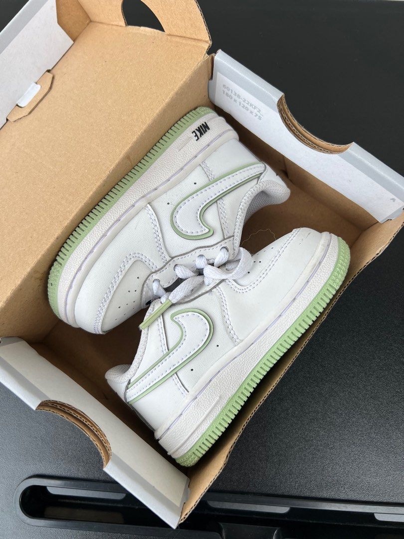 Nike Force 1 (Category: Babies & Kids Fashion) located in Quezon City. Submitted by virtualapproach (Listing ID 1410017125, Image 1). Description: Like new, used thrice in japan Authentic with box Location brgy sauyo qc .