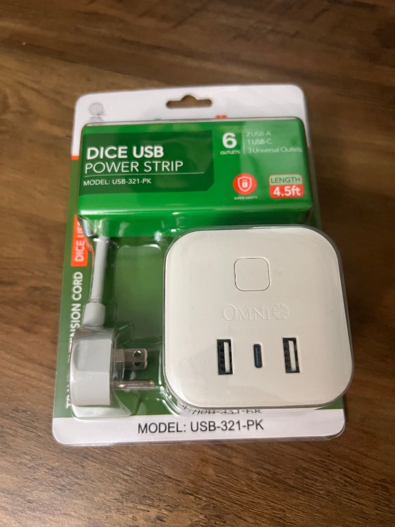 Omni Dice USB Power Strip USB-321 (Category: Electrical, Adaptors & Sockets) located in Marikina City. Submitted by mariefdv (Listing ID 1410025755, Image 1). Description: Omni Dice USB Power Strip USB-321 Cube Extension Cord – designed as a stylish Cube shape extension Cord outlet, provides a very compact and east to carry design. Having a Universal Outlet for usage of numerous kinds of International Plugs. Also provides Fast Charging capability