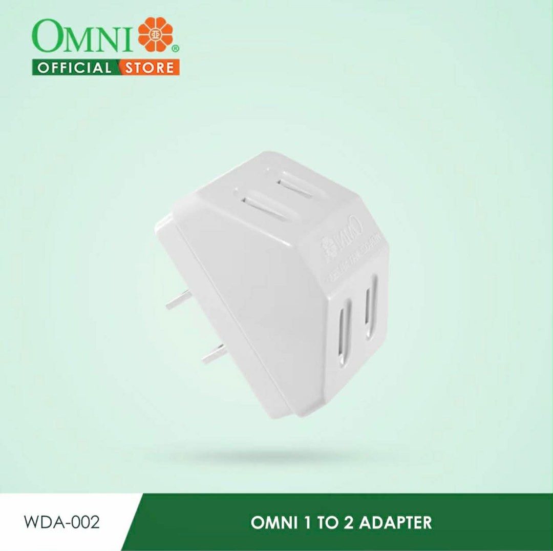 Omni WDA-002 1-2 Adaptor (Category: Electrical, Adaptors & Sockets) located in Manila. Submitted by o.t.o_solar_xinmey_lighting (Listing ID 1410058129, Image 3). Description: •10A , 250V.