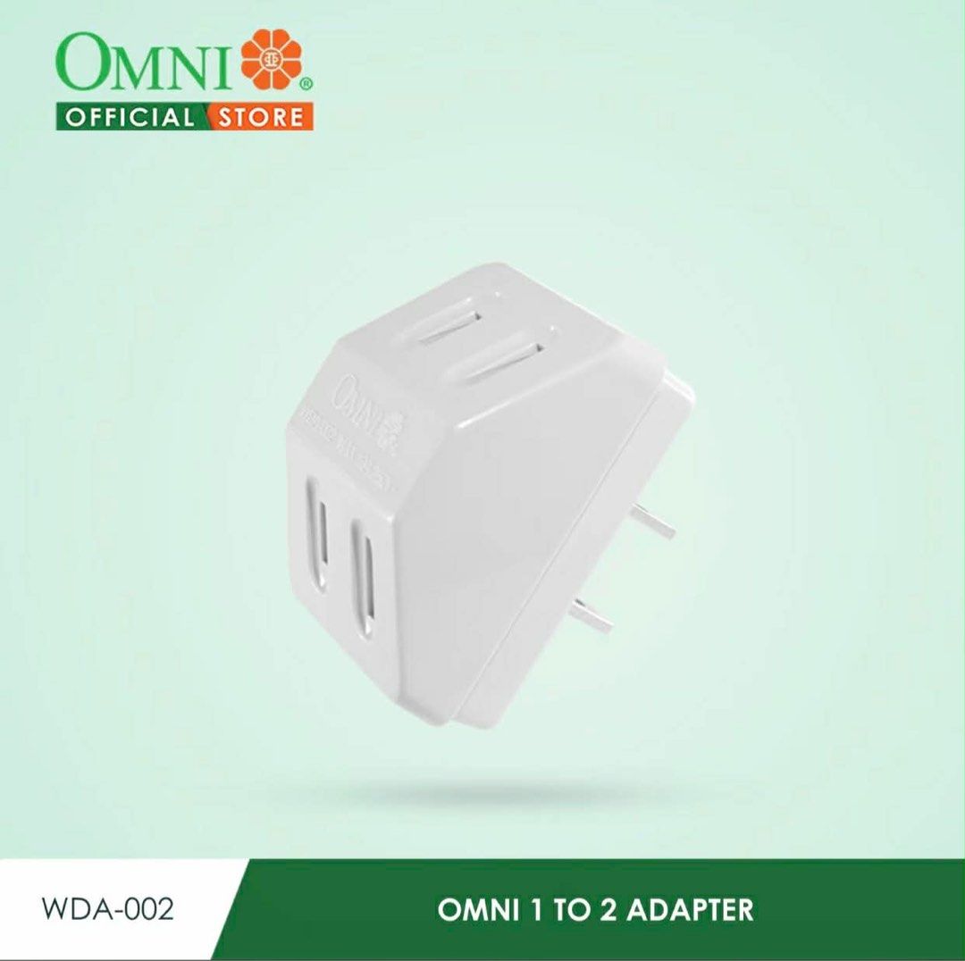 Omni WDA-002 1-2 Adaptor (Category: Electrical, Adaptors & Sockets) located in Manila. Submitted by o.t.o_solar_xinmey_lighting (Listing ID 1410058129, Image 2). Description: •10A , 250V.