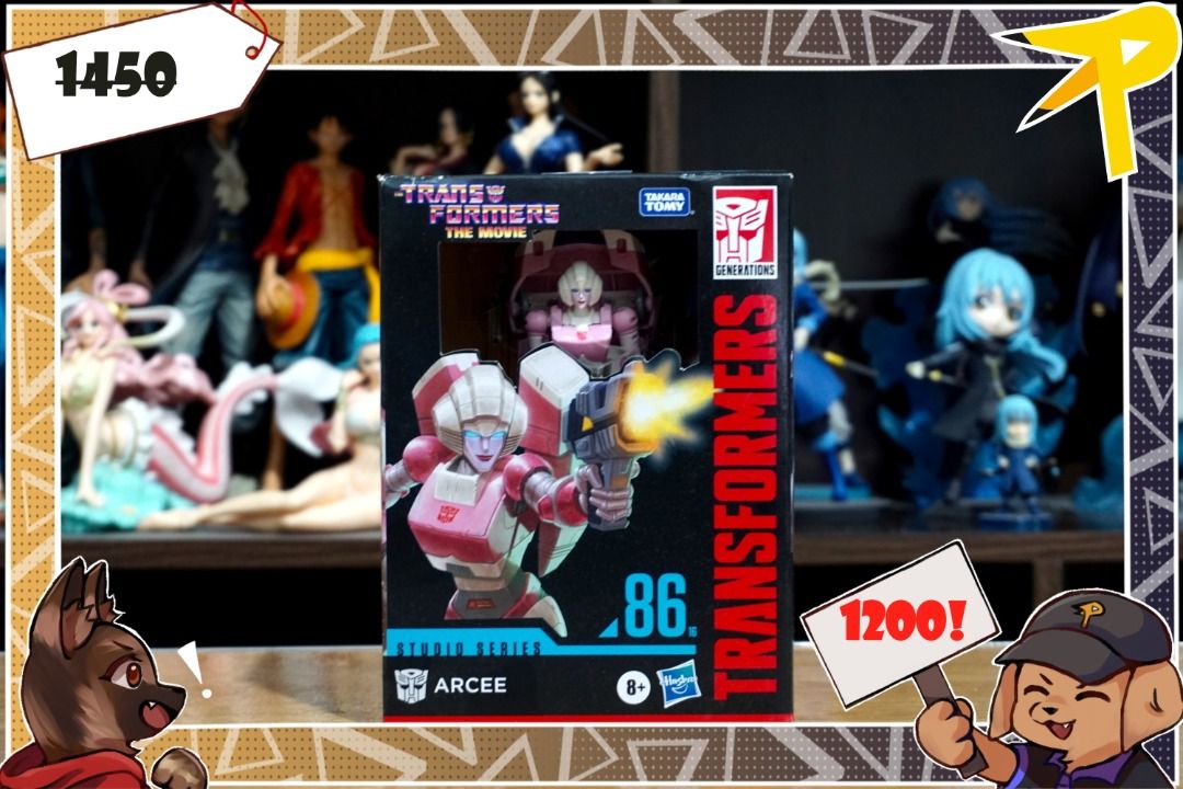 <ON HAND> (TRANSFORMERS) STUDIO SERIES ARCEE 86-16 (Category: Figurines & Statues) located in Santa Rosa. Submitted by poystorephl (Listing ID 1410141706, Image 1). Description: <ON HAND> (TRANSFORMERS) STUDIO SERIES ARCEE 86-16 Price : ₱ 1,200.00 📌 On hand 📌 Authentic 📌 Brand New / MISB 📌 First to pay or make full payment for reservation. 📌 Seller will not be responsible for any defects or minor imperfection on the figures 📌 Might not suit