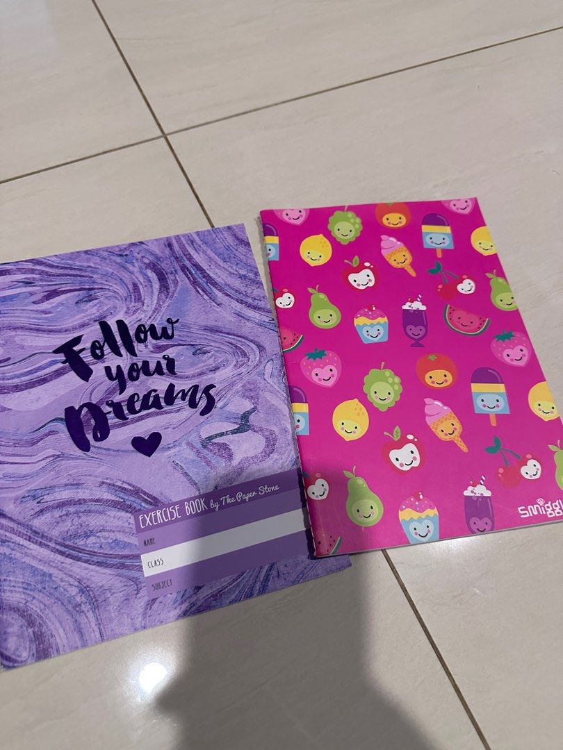 paperstone,smiggle notebooks (Category: Stationery & School Supplies) located in Singapore. Submitted by 66wiyys (Listing ID 1410070935, Image 3). Description: all for $5 including a jungkook notebook. mailing address $2.8.