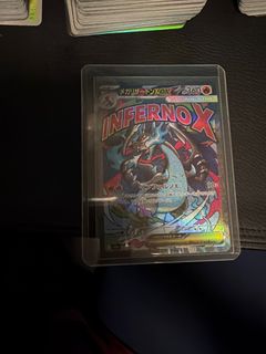 Inferno X EX Pokemon Card, Hobbies & Toys, Toys & Games on Carousell