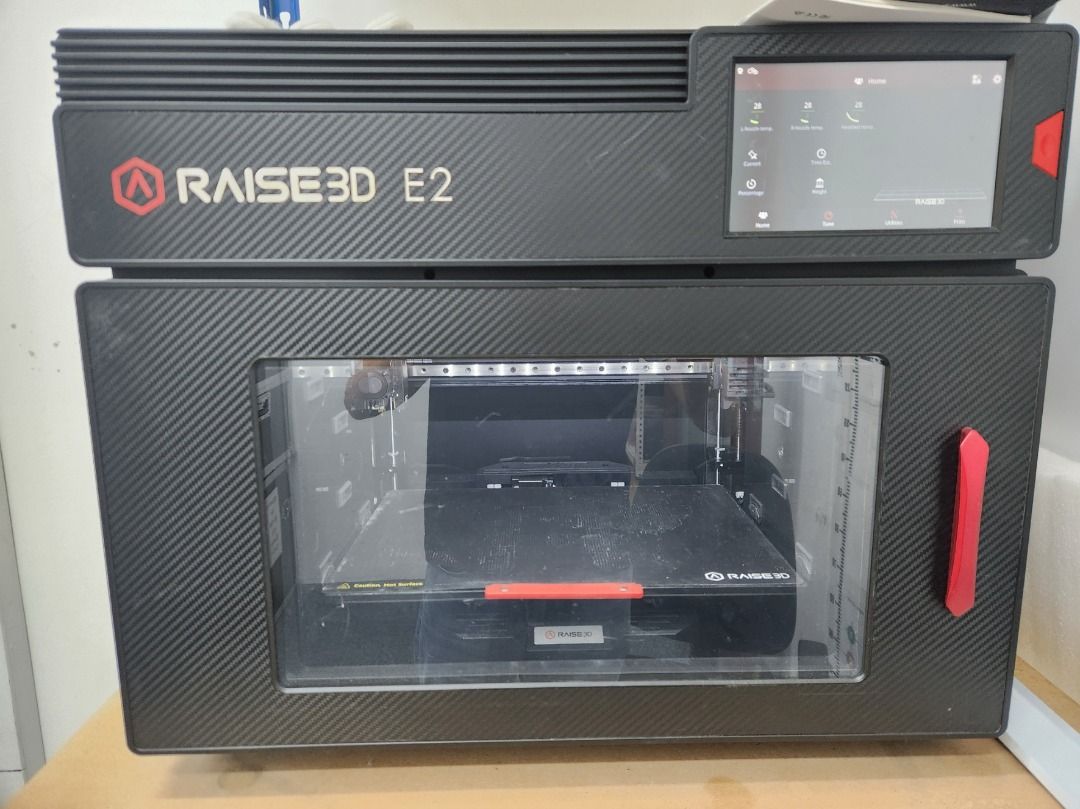 Raise3D E2 3D Printer (Category: Printers, Scanners & Copiers) located in Singapore. Submitted by hwbsd (Listing ID 1410040110, Image 1). Description: - Large build volume - User-friendly touchscreen interface - Ideal for hobbyists and professionals - Ready for your next project! - Collect at 61 Science Park Road, 06-01, Singapore 117525. .