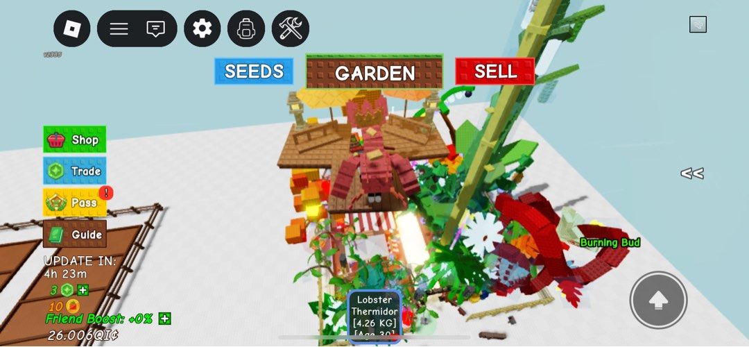 Grow a Garden lobster thermidor (Category: Everything Else Others) located in Pasig City. Submitted by molfindo0708 (Listing ID 1410103817, Image 1). Description: Selling a lobster thermidor for ₱ 100. Quick delivery and payment first. Get yours today! Only one!.
