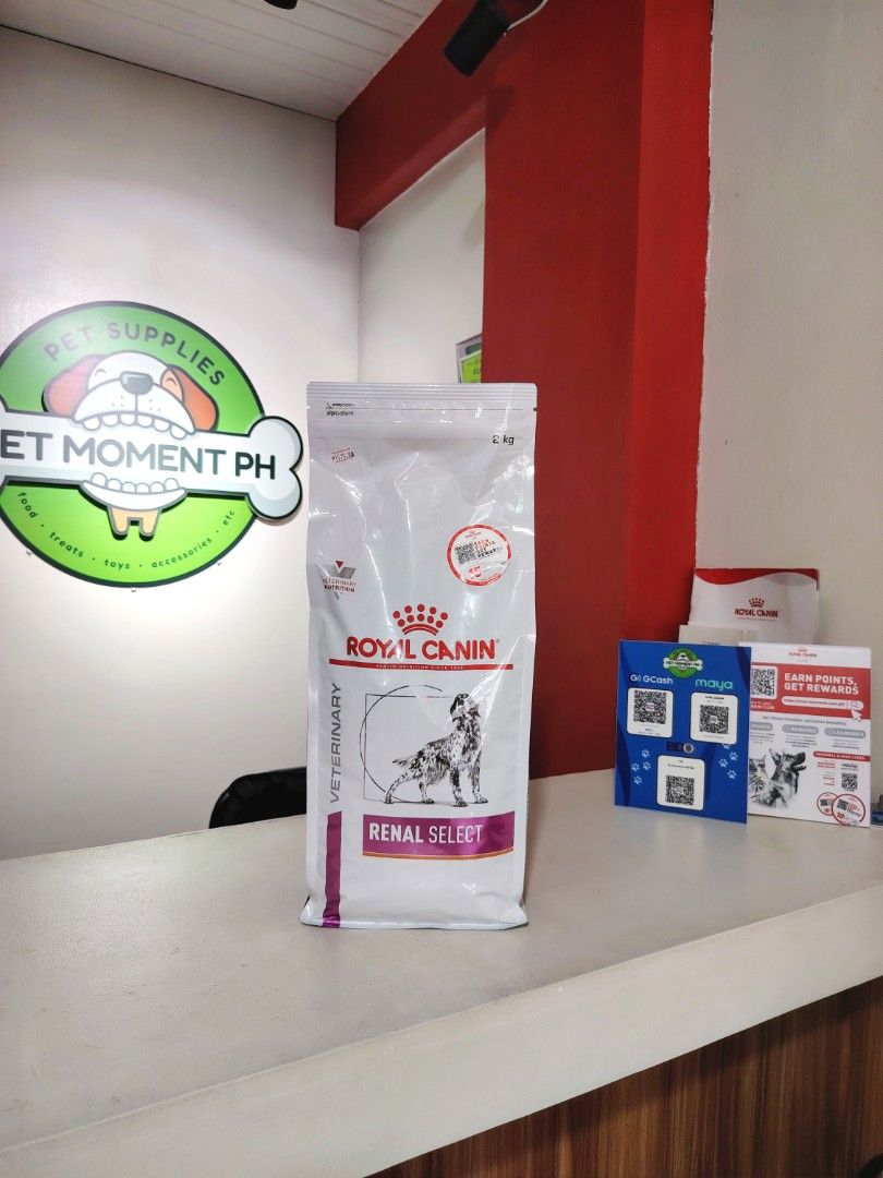 ROYAL CANIN RENAL SELECT DOG 2kg (Category: Pet Food) located in Valenzuela. Submitted by petmomentph (Listing ID 1410036126, Image 1). Description: ROYAL CANIN RENAL SELECT DOG 2KG THE BENEFITS : Complete dietetic feed for adult dogs. Renal support Formulated with low phosphorus and moderate protein of high quality to support renal function Adapted energy Adapted energy content to reduce meal volume and help support a reduced appetite. Aromatic 