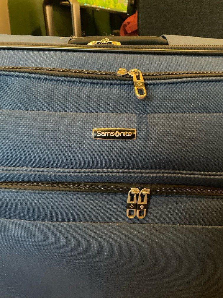 Samsonite StackIt Plus Check In Luggage [RUSH SALE SUPER SALE] (Category: Luggage) located in Manila. Submitted by whitwhatwear (Listing ID 1410075674, Image 2). Description: RFS: Decluttering, moving out. There are flaws in the bag but overall, nothing wrong with the bag itself, wheels work really well. Majorly, there’s just a hole at the bag. And one of the zipper handles are missing. But you can perfectly zip the bag still. Personally bought t