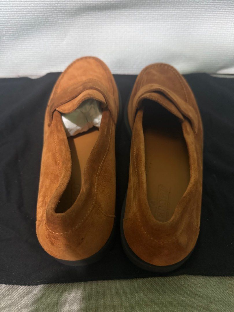 Sebago Brown Suede Loafers (Category: Loafers) located in Manila. Submitted by adanielbm (Listing ID 1410177172, Image 3). Description: - Sebago loafers in brown suede - PLEASE NOTE PAIRS HAVE DIFFERENT SIZES US size 11 Right US 12 Left - Classic penny loafer design - Stitched upper - Durable sole - Comfortable interior - Ideal for smart casual outfits.