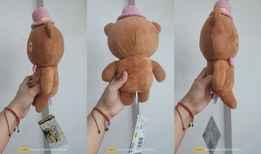 SEGA Tim (Minion Bob's Favorite Bear) (Category: Plushies & Soft Toys) located in Taguig. Submitted by adopt.my.plush.ph (Listing ID 1409996924, Image 3). Description: PLEASE READ MORE 👇👇👇👇 Tim Gentleman - 280.00 NWT *pink corduroy hat + bow tie Tim Cafe Time - 230.00 NWOT *green apron Tim XL - 300.00 NWOT *huggable ‼️Photos have been uploaded for your reference. Kindly make sure to review them ALL before sending your inquiries. 𝄃𝄃𝄂𝄂𝄀𝄁�