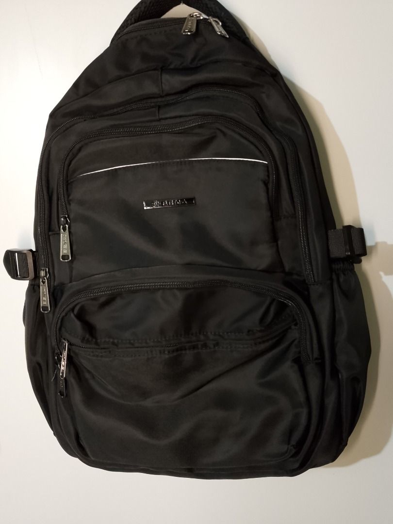 Sena Backpack NEGOTIABLE! (Category: Backpacks) located in Manila. Submitted by lime_onasan888 (Listing ID 1410135107, Image 3). Description: - Never used - 5 zippers, 11 compartments - Top handle and adjustable shoulder straps - Sena logo on front - Durable, possibly water-resistant material - Straps have foam inside - I prefer meet-ups kasi I live very near SM San Lazaro naman (tsaka ayaw ko na rin kasi mag-asikaso ng cash out kung online ako b