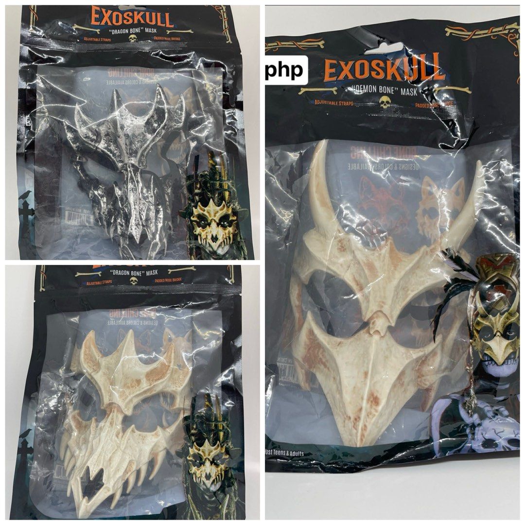 Skull Mask (Category: Face Masks & Face Shields) located in Quezon City. Submitted by aimcharm17 (Listing ID 1410057945, Image 1). Description: Brand new from 🇺🇸 150 each.