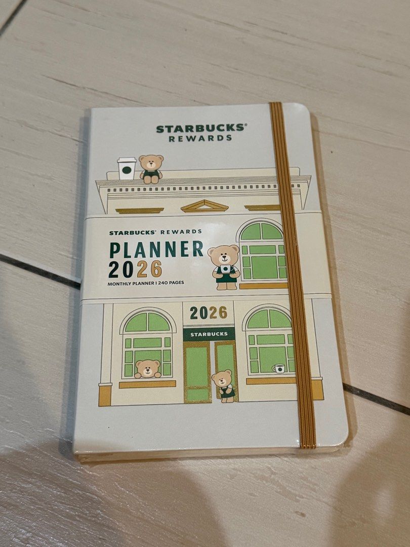 Starbucks Rewards 2026 Monthly Planner by Moleskine, Hobbies & Toys