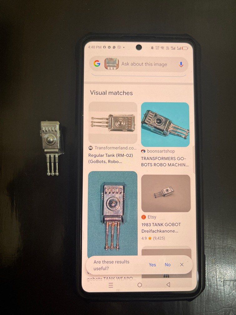 Transformers Gobots Regular Tank (RM-02) Robo Machine Original (Category: Vehicle & Diecast Models) located in Paranaque City. Submitted by kikosgarage (Listing ID 1410080962, Image 1). Description: Rare Vintage and Original part from Japan. .